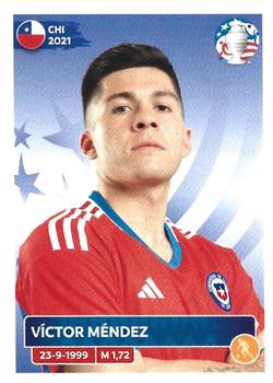 2024 Panini CONMEBOL Copa America USA Stickers #CHI16 Víctor Méndez Front