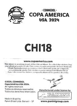 2024 Panini CONMEBOL Copa America USA Stickers #CHI18 Bruno Barticciotto Back