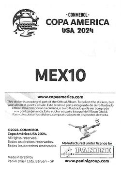 2024 Panini CONMEBOL Copa America USA Stickers #MEX10 Ramón Juárez Back