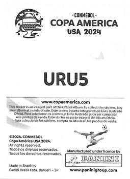 2024 Panini CONMEBOL Copa America USA Stickers #URU5 Ronald Araújo Back