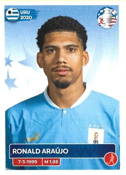 2024 Panini CONMEBOL Copa America USA Stickers #URU5 Ronald Araújo Front