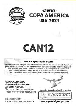 2024 Panini CONMEBOL Copa America USA Stickers #CAN12 Jonathan Osorio Back