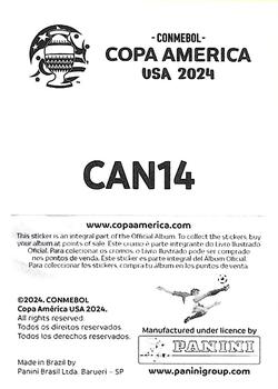2024 Panini CONMEBOL Copa America USA Stickers #CAN14 Ismaël Koné Back