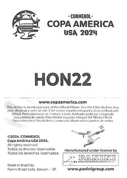 2024 Panini CONMEBOL Copa America USA Stickers #HON22 Romell Quioto Back