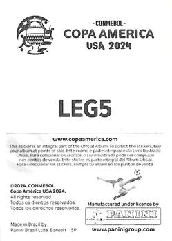 2024 Panini CONMEBOL Copa America USA Stickers #LEG5 Enzo Francescoli Back