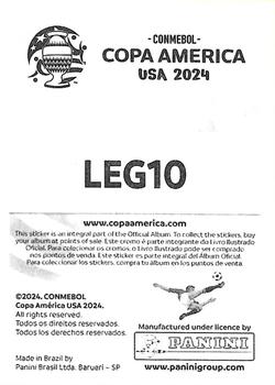 2024 Panini CONMEBOL Copa America USA Stickers #LEG10 Ronaldo Back