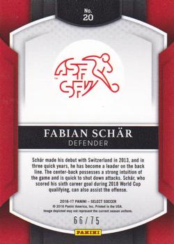 2016-17 Panini Select - Orange #20 Fabian Schar Back