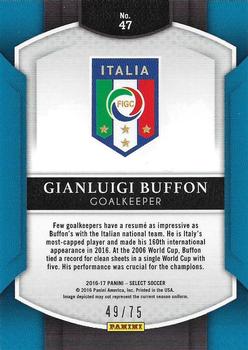 2016-17 Panini Select - Orange #47 Gianluigi Buffon Back