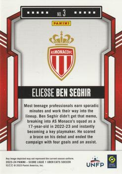 2023-24 Score Ligue 1 #3 Eliesse Ben Seghir Back