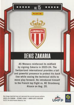 2023-24 Score Ligue 1 #15 Denis Zakaria Back