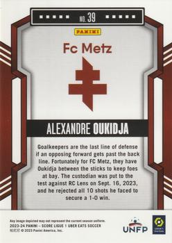 2023-24 Score Ligue 1 #39 Alexandre Oukidja Back