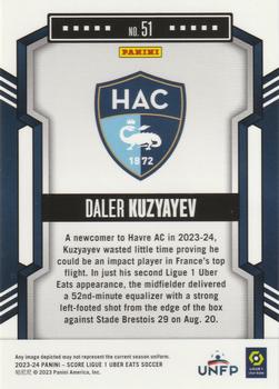 2023-24 Score Ligue 1 #51 Daler Kuzyayev Back