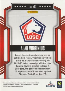 2023-24 Score Ligue 1 #58 Alan Virginius Back