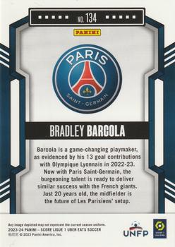 2023-24 Score Ligue 1 #134 Bradley Barcola Back