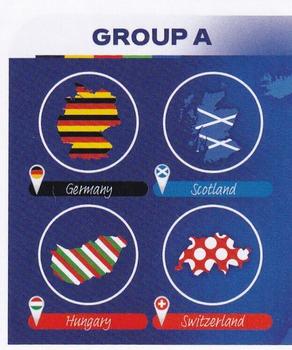 2024 Topps UEFA EURO 2024 Germany Sticker Collection #GA1 Group A Overview 1 Front