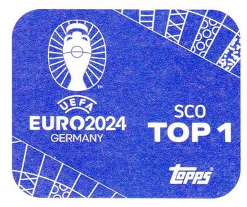 2024 Topps UEFA EURO 2024 Germany Sticker Collection #SCOTOP1 John McGinn Back