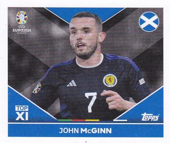 2024 Topps UEFA EURO 2024 Germany Sticker Collection #SCOTOP1 John McGinn Front