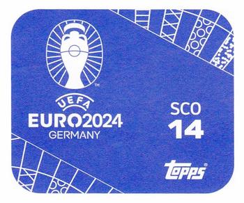 2024 Topps UEFA EURO 2024 Germany Sticker Collection #SCO14 Billy Gilmour Back