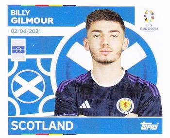 2024 Topps UEFA EURO 2024 Germany Sticker Collection #SCO14 Billy Gilmour Front