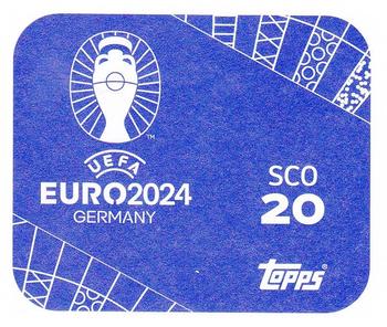 2024 Topps UEFA EURO 2024 Germany Sticker Collection #SCO20 Lyndon Dykes Back