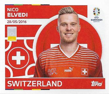 2024 Topps UEFA EURO 2024 Germany Sticker Collection #SUI8 Nico Elvedi Front