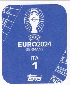 2024 Topps UEFA EURO 2024 Germany Sticker Collection #ITA1 Emblem Back