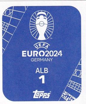2024 Topps UEFA EURO 2024 Germany Sticker Collection #ALB1 Emblem Back