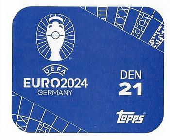 2024 Topps UEFA EURO 2024 Germany Sticker Collection #DEN21 Rasmus Højlund Back