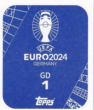 2024 Topps UEFA EURO 2024 Germany Sticker Collection #GD1 Group D Overview 1 Back