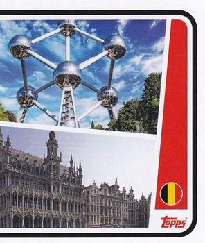 2024 Topps UEFA EURO 2024 Germany Sticker Collection #BELP2 Belgium Landmark 2 Front