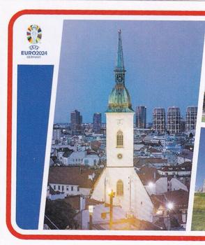 2024 Topps UEFA EURO 2024 Germany Sticker Collection #SVKP1 Slovakia Landmark 1 Front