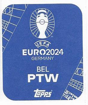 2024 Topps UEFA EURO 2024 Germany Sticker Collection #BELPTW Johan Bakayoko Back