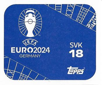 2024 Topps UEFA EURO 2024 Germany Sticker Collection #SVK18 Adam Zreľák Back