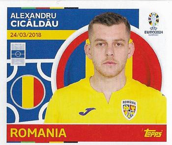 2024 Topps UEFA EURO 2024 Germany Sticker Collection #ROM12 Alexandru Cicâldău Front