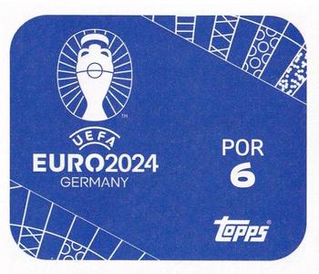 2024 Topps UEFA EURO 2024 Germany Sticker Collection #POR6 António Silva Back