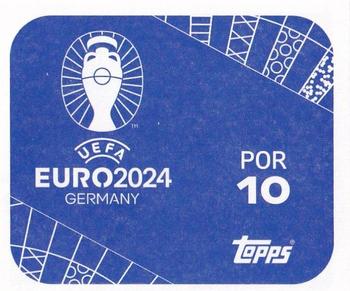 2024 Topps UEFA EURO 2024 Germany Sticker Collection #POR10 Nuno Mendes Back