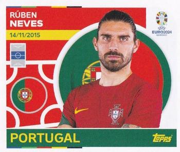 2024 Topps UEFA EURO 2024 Germany Sticker Collection #POR15 Rúben Neves Front