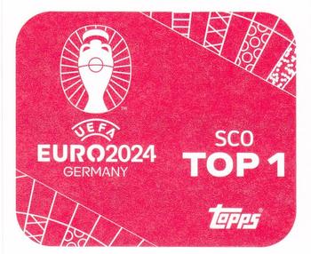 2024 Topps UEFA EURO 2024 Germany Sticker Collection (Swiss Edition) #SCOTOP1 John McGinn Back