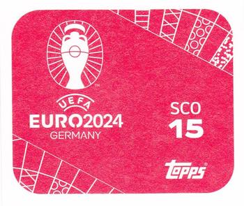 2024 Topps UEFA EURO 2024 Germany Sticker Collection (Swiss Edition) #SCO15 John McGinn Back