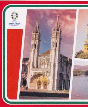 2024 Topps UEFA EURO 2024 Germany Sticker Collection (Swiss Edition) #PORP1 Portugal Landmark 1 Front