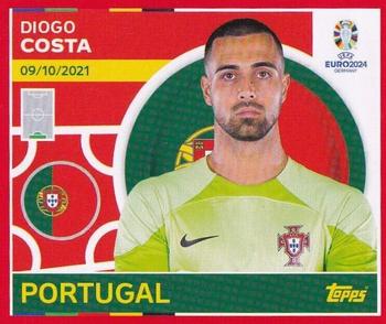 2024 Topps UEFA EURO 2024 Germany Sticker Collection (Swiss Edition) #POR4 Diogo Costa Front