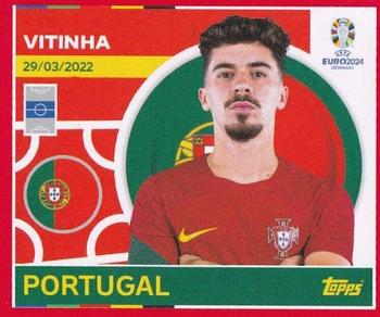 2024 Topps UEFA EURO 2024 Germany Sticker Collection (Swiss Edition) #POR16 Vitinha Front
