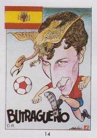1990 Pronostocos Los Grandes del Futbol Mundial (1930-1990) #14 Emilio Butragueno Front