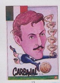 1990 Pronostocos Los Grandes del Futbol Mundial (1930-1990) #15 Antonio Carbajal Front