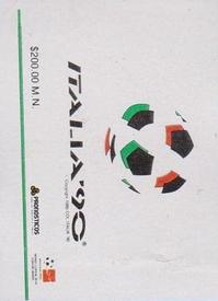 1990 Pronostocos Los Grandes del Futbol Mundial (1930-1990) #16 Amadeo Carrizo Back