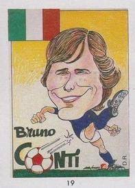 1990 Pronostocos Los Grandes del Futbol Mundial (1930-1990) #19 Bruno Conti Front