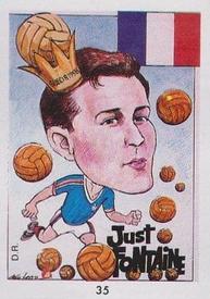 1990 Pronostocos Los Grandes del Futbol Mundial (1930-1990) #35 Just Fontaine Front
