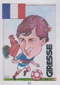 1990 Pronostocos Los Grandes del Futbol Mundial (1930-1990) #40 Alain Giresse Front