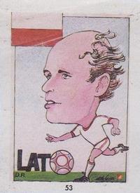 1990 Pronostocos Los Grandes del Futbol Mundial (1930-1990) #53 Grzegorz Lato Front