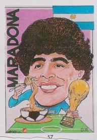1990 Pronostocos Los Grandes del Futbol Mundial (1930-1990) #57 Diego Maradona Front
